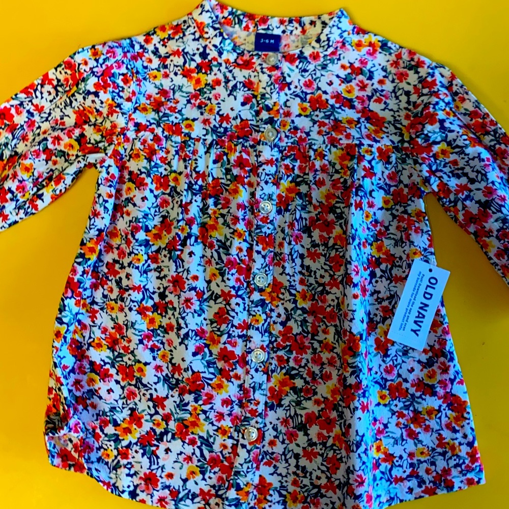 Long Sleeve Floral Shirt